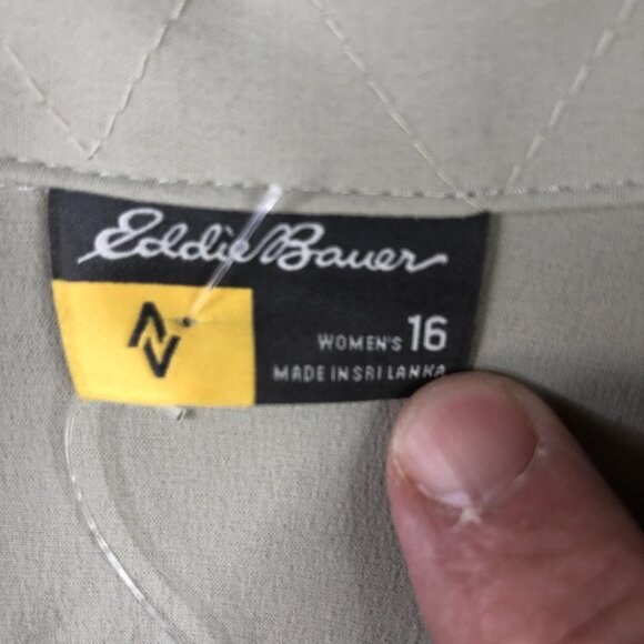 Eddie Bauer Blazer Womens 16 Stone WR Voyager Travex Flexion Stretch Jacket - Picture 5 of 16